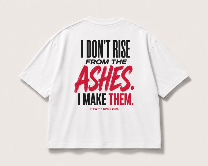 From the Ashes Back-Print Oversized Tee
