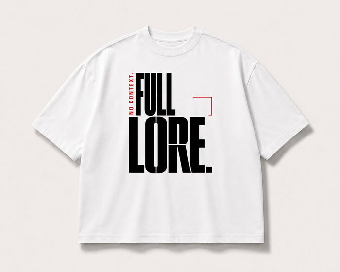 Full Lore Oversized Graphic Tee