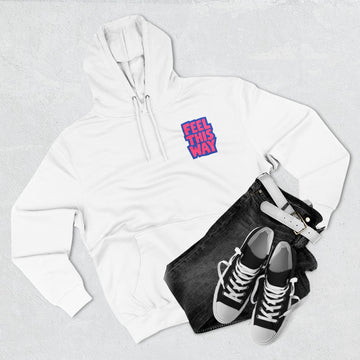 Three-Panel Fleece Hoodie