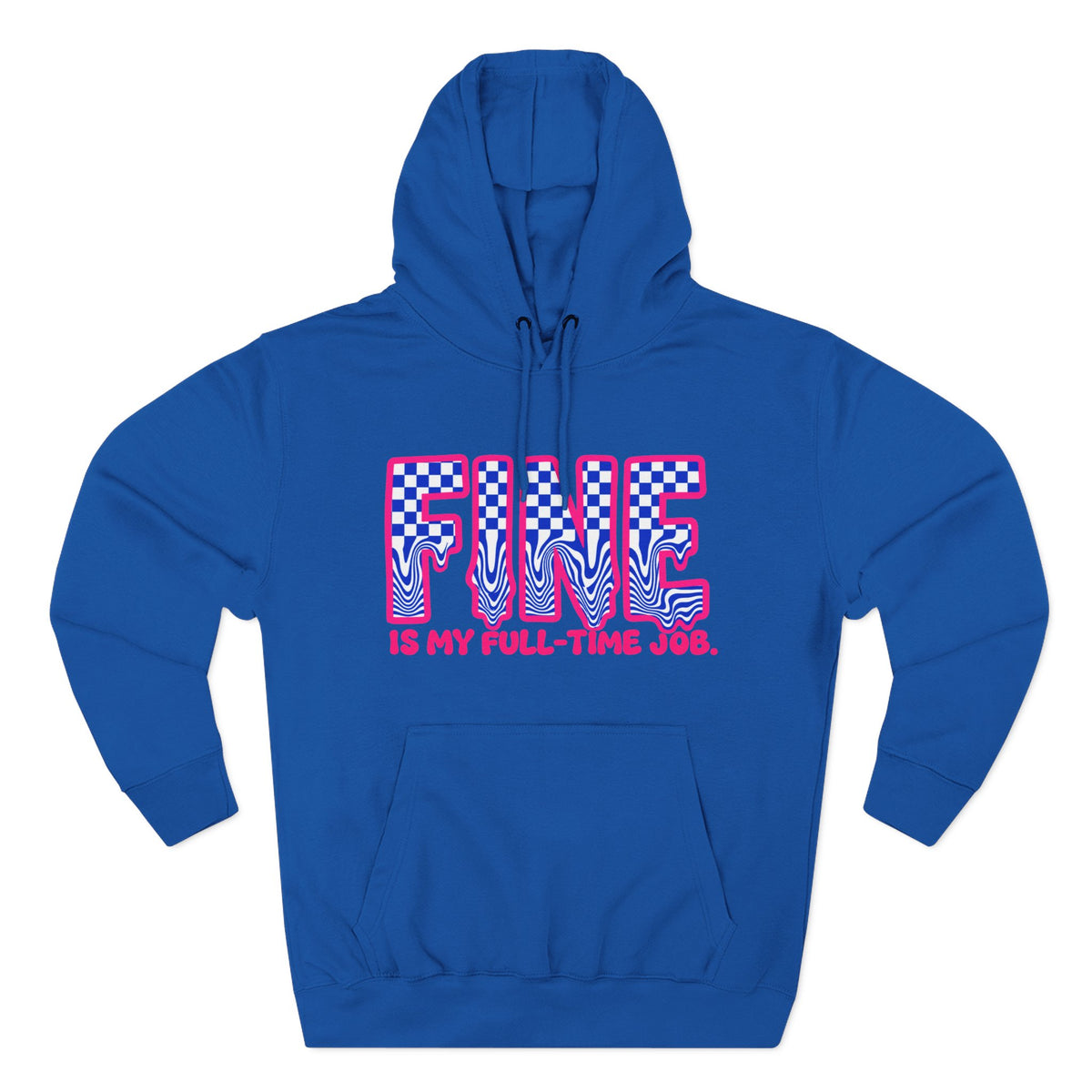 Three-Panel Fleece Hoodie