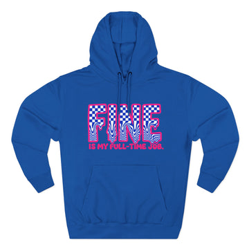 Three-Panel Fleece Hoodie