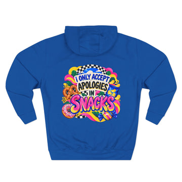 Three-Panel Fleece Hoodie