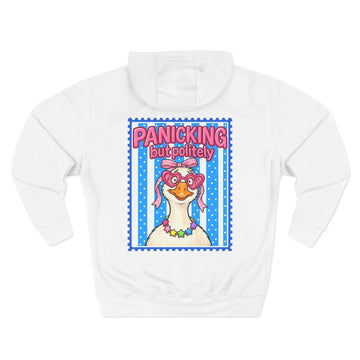 Three-Panel Fleece Hoodie