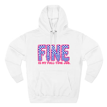 Three-Panel Fleece Hoodie