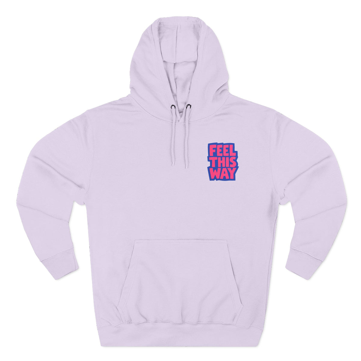 Three-Panel Fleece Hoodie