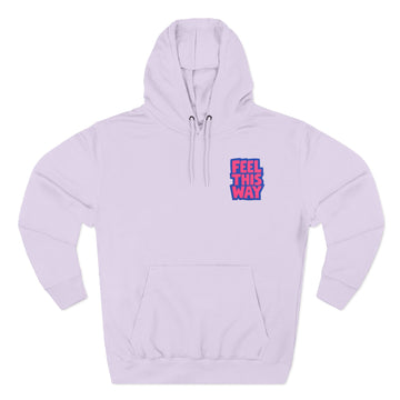 Three-Panel Fleece Hoodie