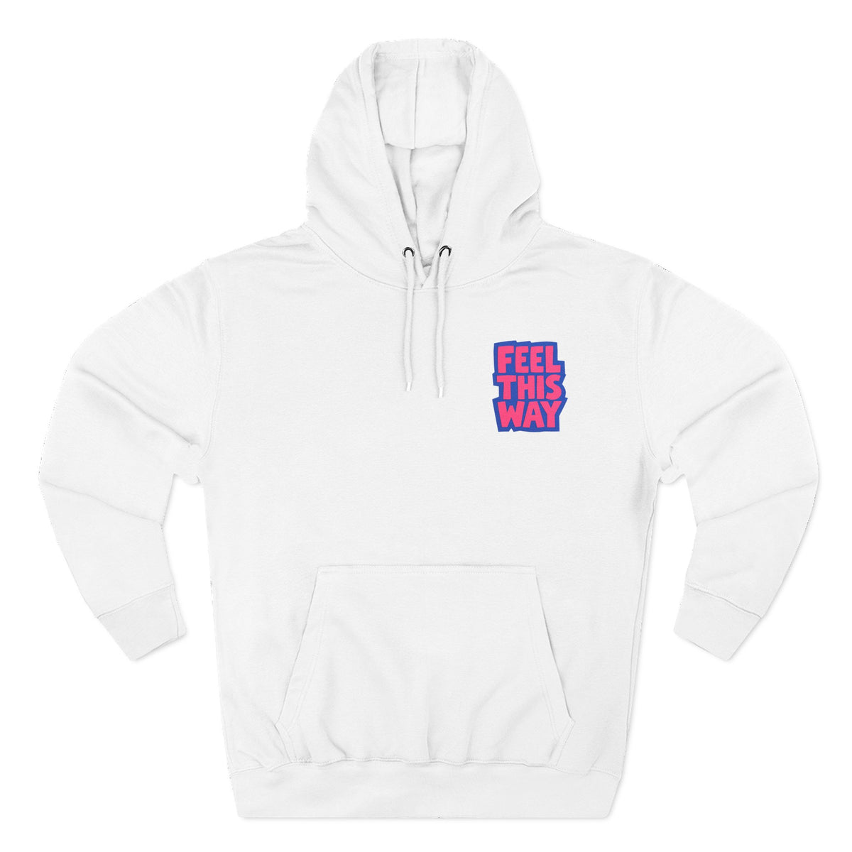 Three-Panel Fleece Hoodie