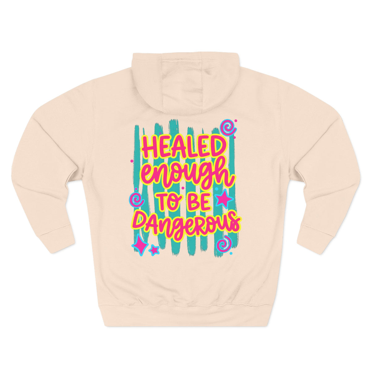 Three-Panel Fleece Hoodie