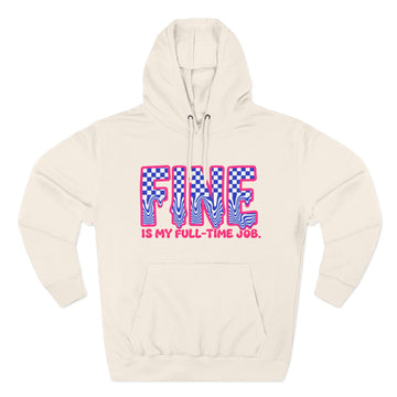 Three-Panel Fleece Hoodie
