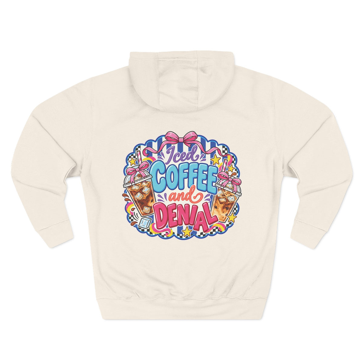 Three-Panel Fleece Hoodie