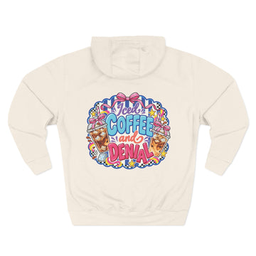 Three-Panel Fleece Hoodie
