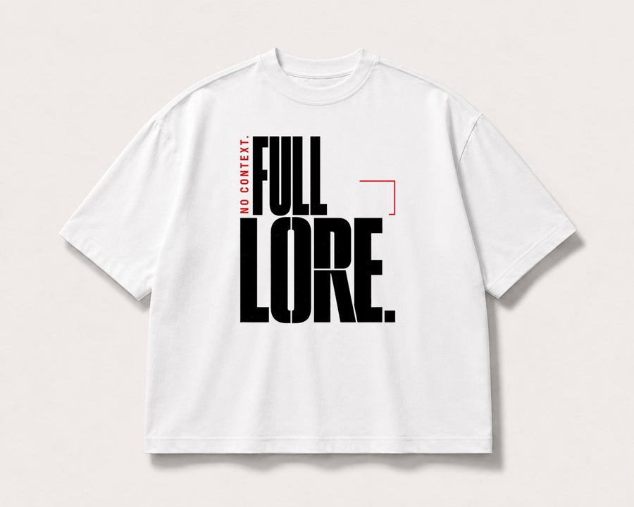 Full Lore Oversized Graphic Tee