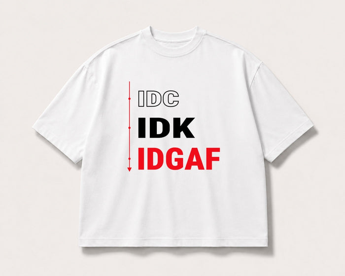 IDGAF Oversized Graphic Tee