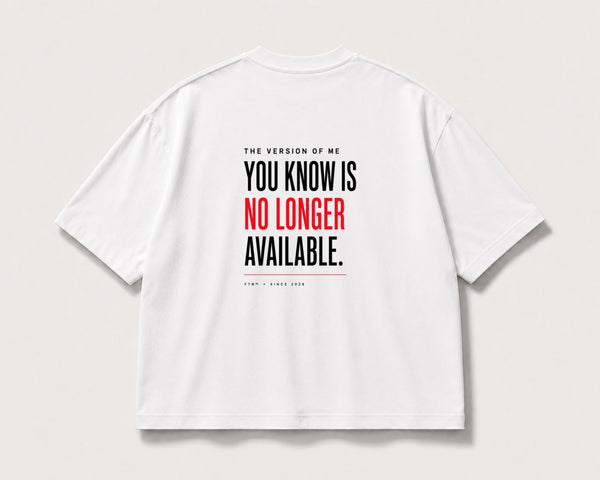 No Longer Available Back-Print Tee