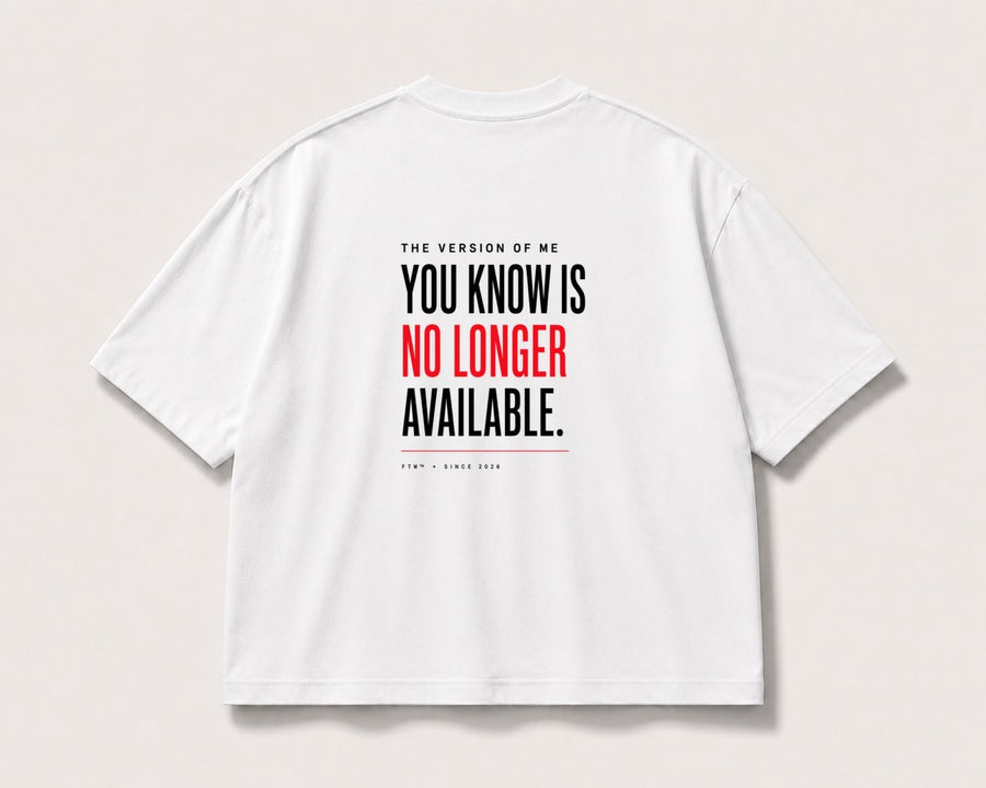 No Longer Available Back-Print Tee