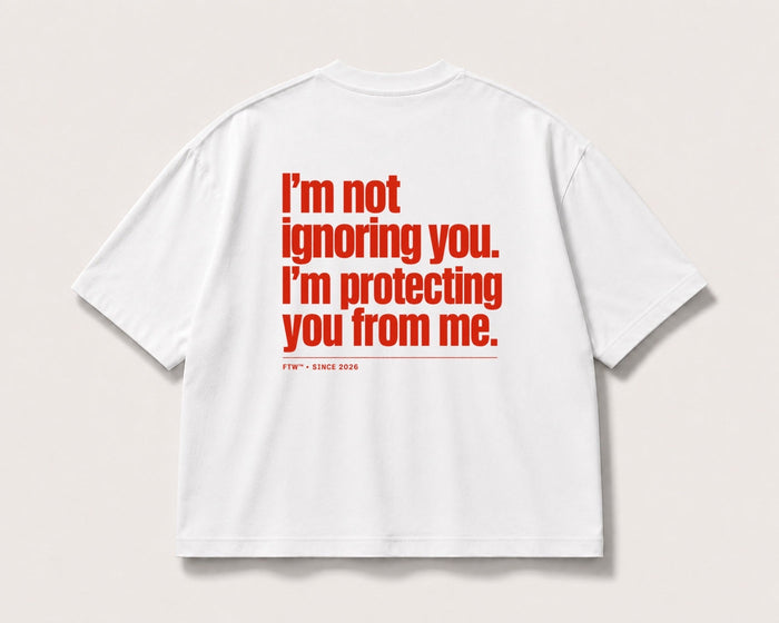 Protecting You From Me Back-Print Tee